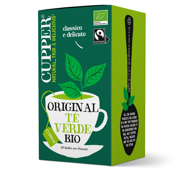 Tè verde biologico e fairtrade